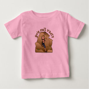 Light Girl Rock Climber Baby T-Shirt