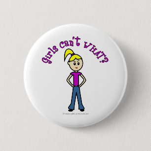 Light Girls Can't WHAT? Logo 6 Cm Round Badge