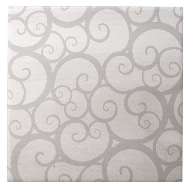 Light gray decorations tile (Front)