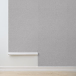Light Gray Faux Linen Wallpaper