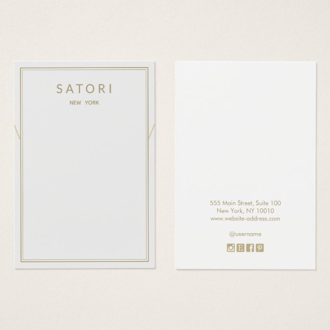 Light Gray Gray Border Necklace Bracelet Display (Front & Back)