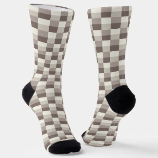 Light Gray Mists Color Blocks Socks