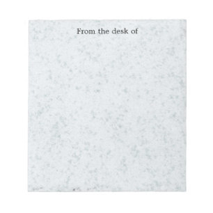 Light Gray Speckled Notepad