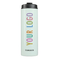 Light Green 12 oz Tumbler Business Logo Printed