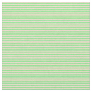 Light Green and Tan Coloured Pattern of Stripes Fabric