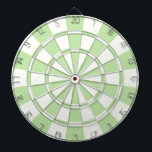 Light Green And White<br><div class="desc">Light Green And White Dart Board</div>