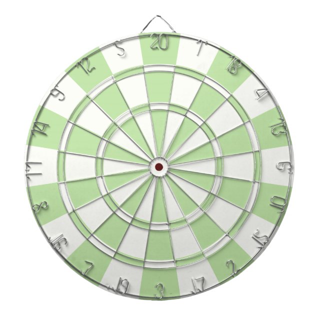 Light Green And White Dartboard (Front)