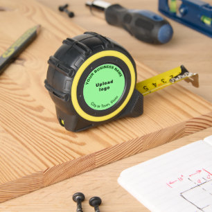 Light Green Business Brand on Tape Measure 1
