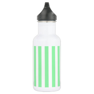 Light green candy stripes 532 ml water bottle