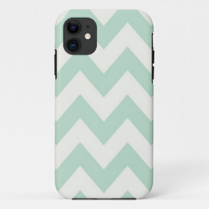 Light Green Chevron iPhone 11 Case