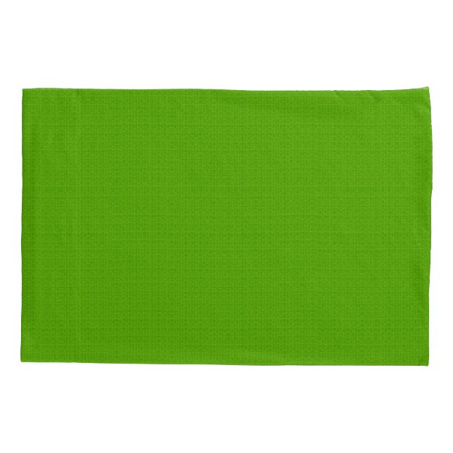 Light Green Decorative Designer Pillowcases (Back)