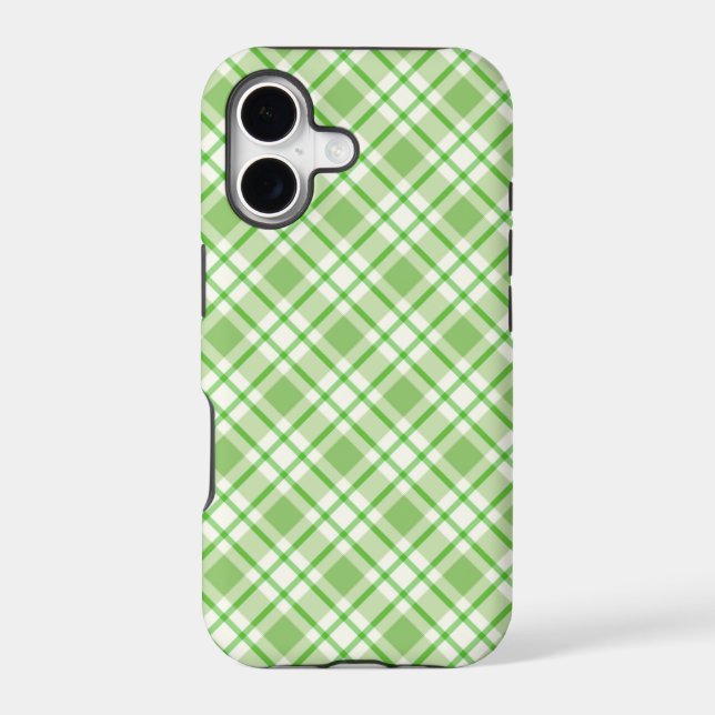 Light green diagonal check pattern (Back)
