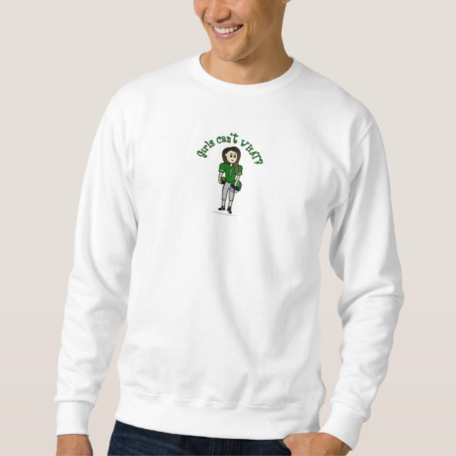Light Green Football Sweatshirt (Front)