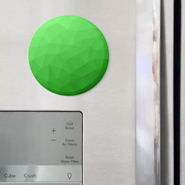 Light green gradient geometric mesh bright pattern magnet (In Situ (Fridge))