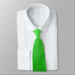 Light green Gradient Geometric Mesh Pattern Tie<br><div class="desc">Suit Accessories men's neck ties with modern geometrical design. 
Elegant and cool Triangle geometric mesh with Light bright green gradient for him.</div>