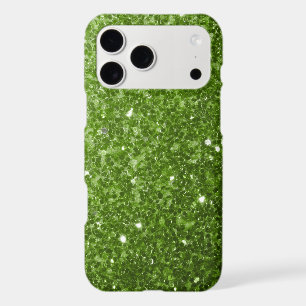 Light green greenery faux glitter sparkles