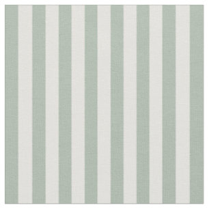 Light Green & Ivory Stripes Fabric