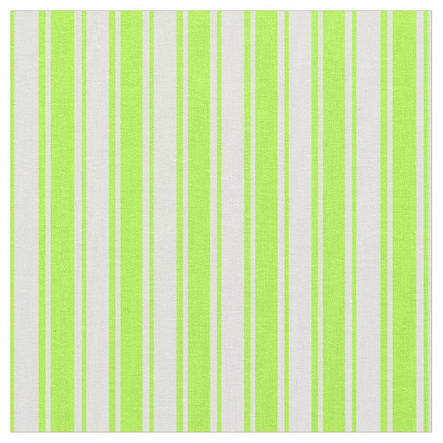 Light Green & Light Cyan Stripes Pattern Fabric (Close Up)