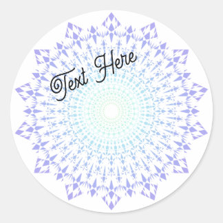 Light Green-Light Purple Diamond Edge Stickers