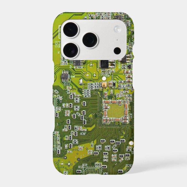 Light Green PCB Circuit Board Design for IT Pros (Back)