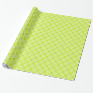 Light green plaid wrapping paper