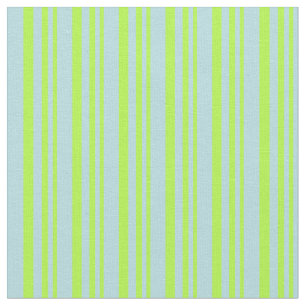 Light Green & Powder Blue Lines Fabric