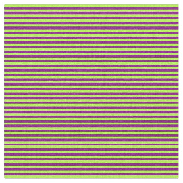 Light Green & Purple Coloured Pattern Fabric (Close Up)
