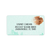 Light Green Simple Minimalistic Envelope Address