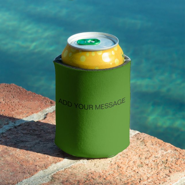 Light Green Solid Colour Can Cooler (In Situ Pool)