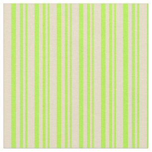 Light Green & Tan Pattern Fabric