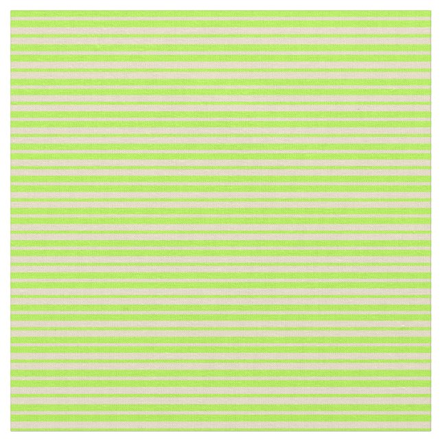 Light Green & Tan Stripes/Lines Pattern Fabric (Close Up)