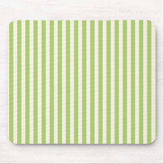  Light Green Vintage Ticking Stripe Farmhouse Mouse Pad