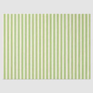 Light Green Vintage Ticking Stripe Farmhouse Tissue Paper