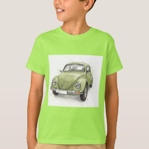 Light Green Volkswagen Beetle T-Shirt