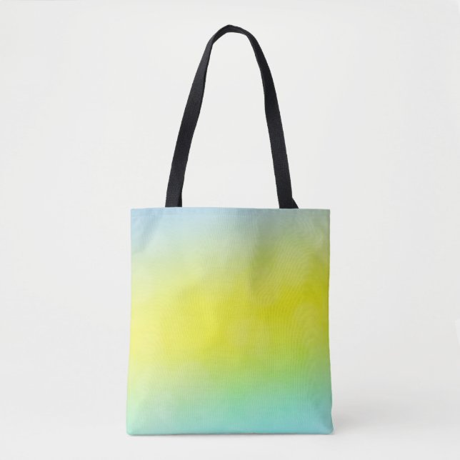 Light Green, Yellow abstract blurred background. C Tote Bag (Front)