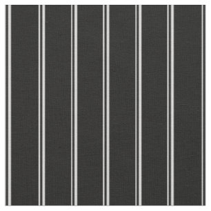 Light Grey and Black Stripes Fabric