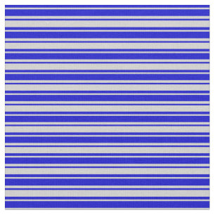 Light Grey and Blue Pattern of Stripes Fabric