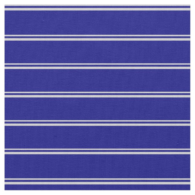 Light Grey and Blue Pattern of Stripes Fabric (Close Up)