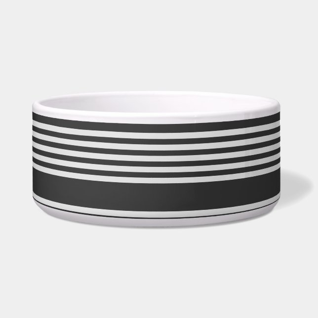 Light grey and charcoal five stripes pattern (Front)