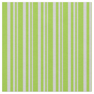 Light Grey and Green Coloured Stripes Pattern Fabric