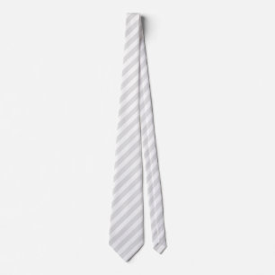Light grey and white candy stripes tie