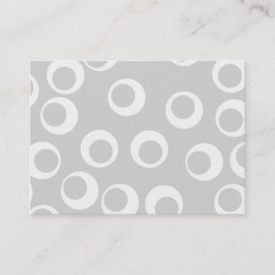 Light grey and white retro pattern. business card