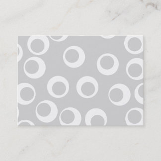 Light grey and white retro pattern. business card