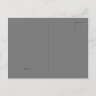 Light Grey #C1C1C1, Kangaroo Announcement Postcard