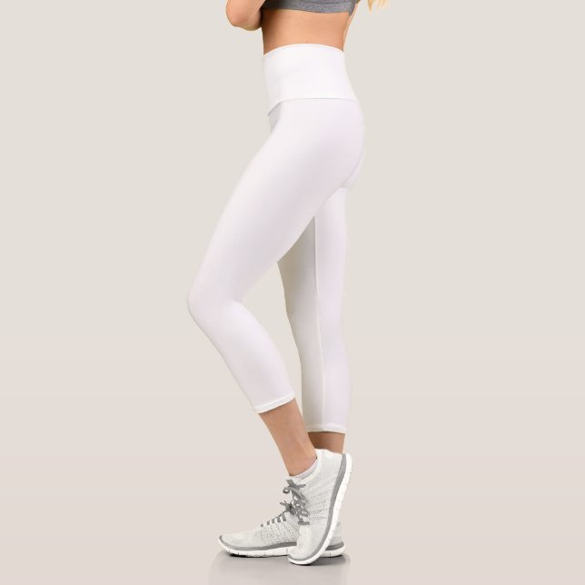 Light Grey Capri Leggings for Everyday Comfort (Left)