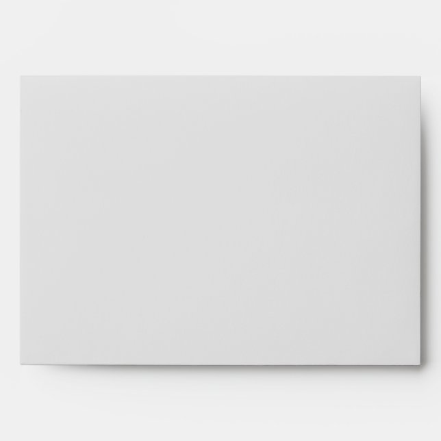 Light Grey Chevron Wedding Invitation Envelope (Front)