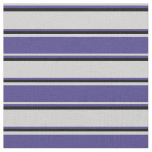 Light Grey, Dark Slate Blue, and Black Coloured Fabric