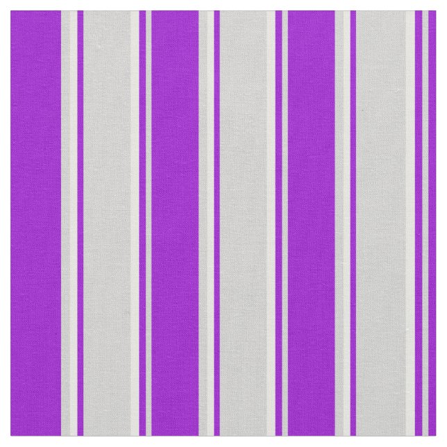 Light Grey, Dark Violet, and White Pattern Fabric (Close Up)