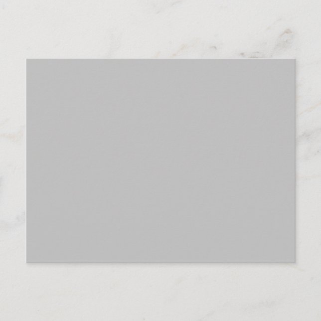 Light Grey #E6E6E6, Grey Goose Announcement Postcard (Front)