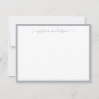 Light Grey Elegant Modern Girly Classic Script
